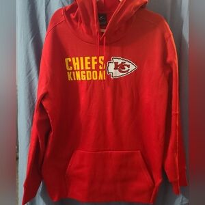 Men’s 2XL Nike Dri-fit Kansas City Chiefs Hoodie Sweatshirt.